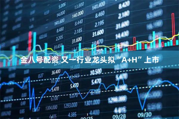 金八号配资 又一行业龙头拟“A+H”上市